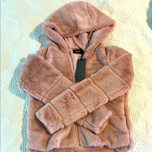 ONLY Soft Pink Hooded Jacket XS NWT